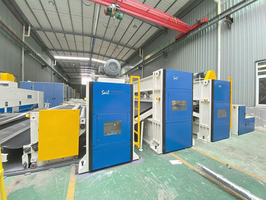 High Speed Servo Control Needle Punching Production Line for fiberglass insulation felt