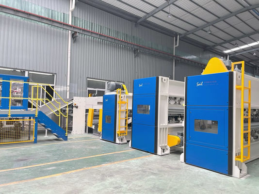 High Speed Servo Control Needle Punching Production Line for fiberglass insulation felt