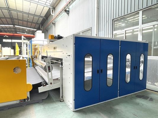 Non-woven making profile adjustable cross lapper
